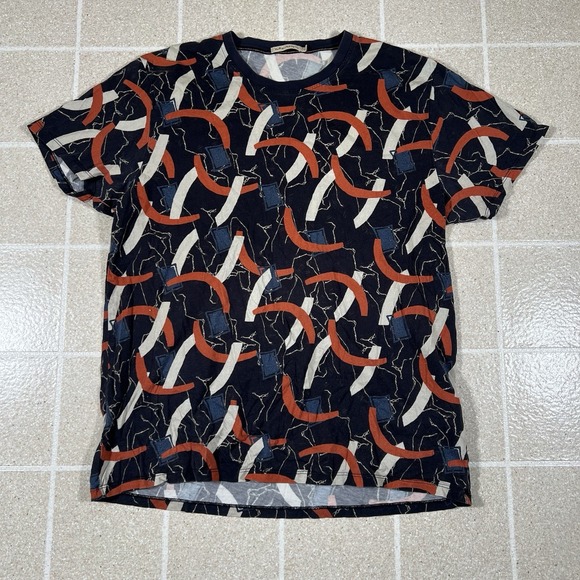 Nudie Jeans Other - Nudie Jeans Co Aop Print Tee 100% Cotton T-Shirt Mens Large  Short Sleeve